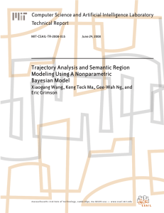 Trajectory Analysis and Semantic Region Modeling Using A Nonparametric Bayesian Model