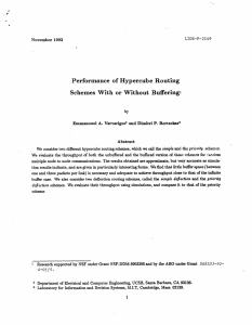 Performance  of Hypercube  Routing