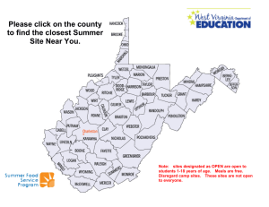 Please click on the county to find the closest Summer