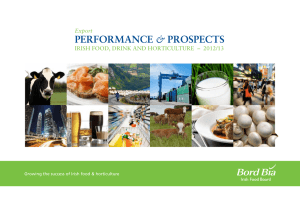 PERFORMANCE Export IrIsh Food, drInk and hortIculture  –  2012/13