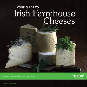 Irish Farmhouse Cheeses YOUR GUIDE TO www.bordbia.ie