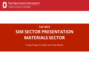 SIM	SECTOR	PRESENTATION MATERIALS SECTOR Fall	2015 Chang	Chang,	Zev	Mintz	and	Cody	Mizerik