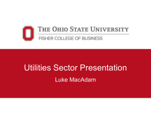 Utilities Sector Presentation Luke MacAdam