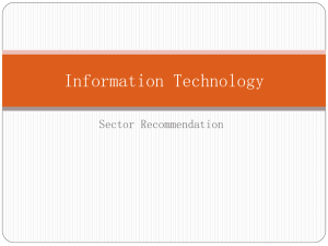 Information Technology Sector Recommendation