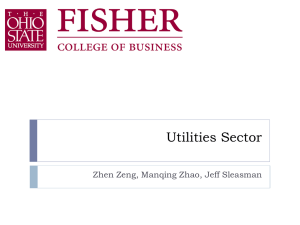 Utilities Sector Zhen Zeng, Manqing Zhao, Jeff Sleasman