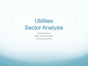 Utilities Sector Analysis Bharat Deore Nate Druckenmiller