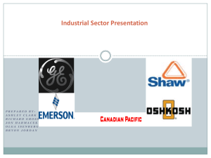 Industrial Sector Presentation