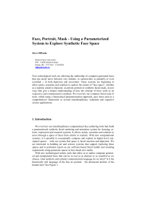 Face, Portrait, Mask - Using a Parameterized