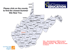 Please click on the county to find the closest Summer