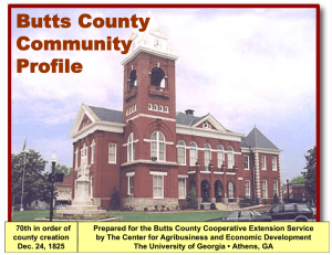 Butts County Community Profile