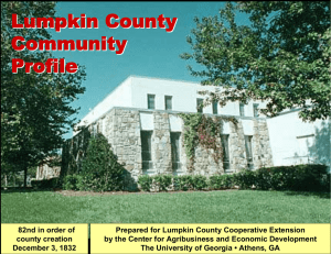 Lumpkin County Community Profile