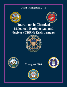 Operations in Chemical, Biological, Radiological, and Nuclear (CBRN) Environments Joint Publication 3-11