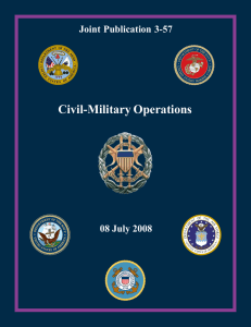 Civil-Military Operations Joint Publication 3-57 08 July 2008