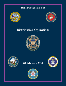 Distribution Operations Joint Publication 4-09 05 February 2010