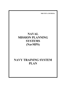 NAVAL MISSION PLANNING SYSTEMS (NavMPS