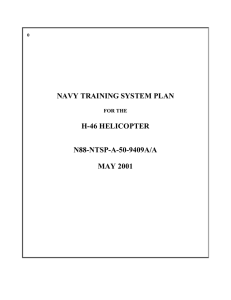 NAVY TRAINING SYSTEM PLAN H-46 HELICOPTER N88-NTSP-A-50-9409A/A MAY 2001