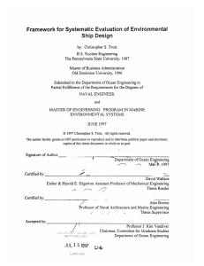 Framework  for Systematic  Evaluation  of Environmental