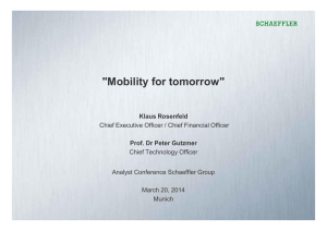 &#34;Mobility for tomorrow&#34;