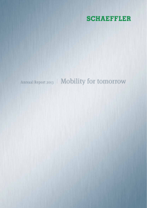 Mobility for tomorrow Annual Report 2013