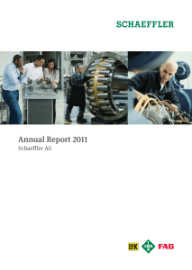 Annual Report 2011 Schaeffler AG