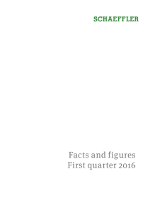 Facts and figures First quarter 2016