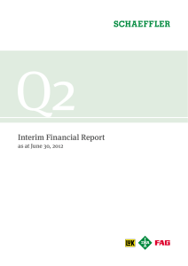 Q2 Interim Financial Report as at June 30, 2012