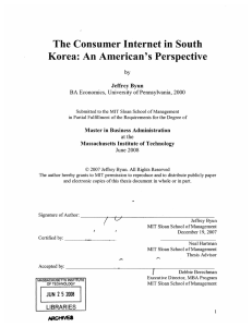 The Consumer  Internet in South by Jeffrey  Byun