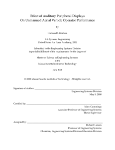 Effect of Auditory Peripheral Displays   On Unmanned Aerial Vehicle Operator Performance 