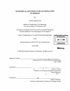 ECONOMICAL  SOLUTIONS  TO BLAST  MITIGATION ON  BRIDGES