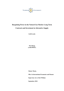 Bargaining Power in the Natural Gas Market: Long Term