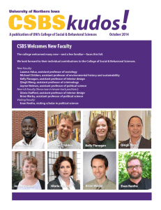 ! kudos CSBS CSBS Welcomes New Faculty