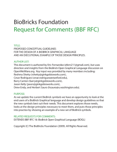BioBricks Foundation  Request for Comments (BBF RFC)