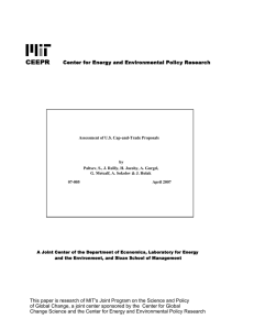 Assessment of U.S. Cap-and-Trade Proposals by