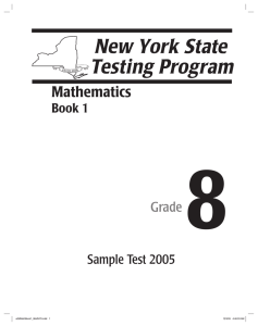 8  Mathematics Grade