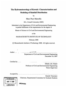 The Hydrometeorology  of Kuwait:  Characterization and