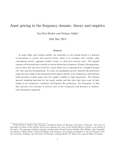 Asset pricing in the frequency domain: theory and empirics