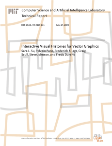Interactive Visual Histories for Vector Graphics Technical Report