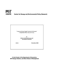 Long-term Energy Supply Contracts in European Competition Policy: Fuzzy not Crazy by