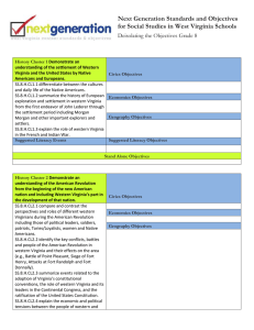 Next Generation Standards and Objectives Deisolating the Objectives Grade 8
