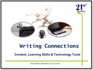 Writing Connections Content, Learning Skills &amp; Technology Tools entury