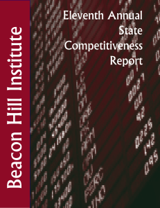 Beacon Hill Institute Eleventh Annual State Competitiveness