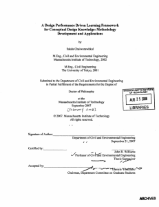 A  Design  Performance Driven  Learning Framework