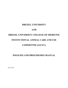 DREXEL UNIVERSITY AND DREXEL UNIVERSITY COLLEGE OF MEDICINE