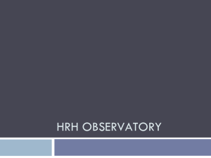 HRH OBSERVATORY