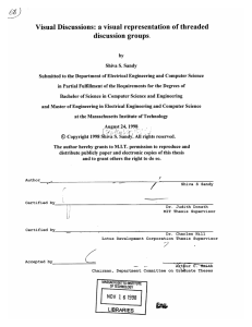 Visual  Discussions:  a visual  representation of threaded