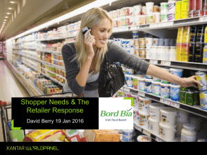 Shopper Needs &amp; The  David Berry 19 Jan 2016 Place Picture
