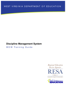 Discipline Management System