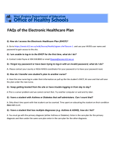 FAQs of the Electronic Healthcare Plan