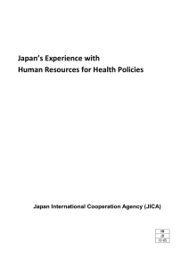 Japan’s Experience with Human Resources for Health Policies