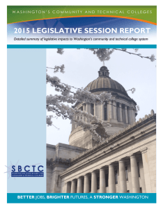2015 LEGISLATIVE SESSION REPORT  BETTER